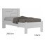 Cama de Solteiro Pérola Branca